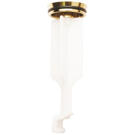 All-Source 4.09 In. x 1.23 In. Polished Brass Pop-Up Drain Stopper 454753